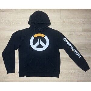 Jinx Overwatch Hoodie Size Large  2017 Black Classic Original Blizzard Gaming L